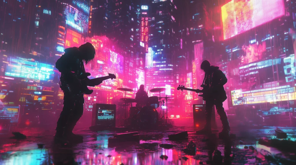axlprince_a_band_playing_on_a_metaverse_HDR_cyberpunk_--ar_169__bd95255c-04bb-4139-8ca0-c85fe471537b axlprince_a_band_playing_on_a_metaverse_HDR_cyberpunk_--ar_169__bd95255c-04bb-4139-8ca0-c85fe471537b